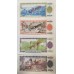 TONGA 1978 . ONE 1 - TEN 10  PA'ANGA BANKNOTES . SPECIMEN